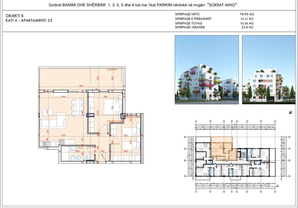 For sale 2+1, with veranda, near urban gate, price 155 thousand euros