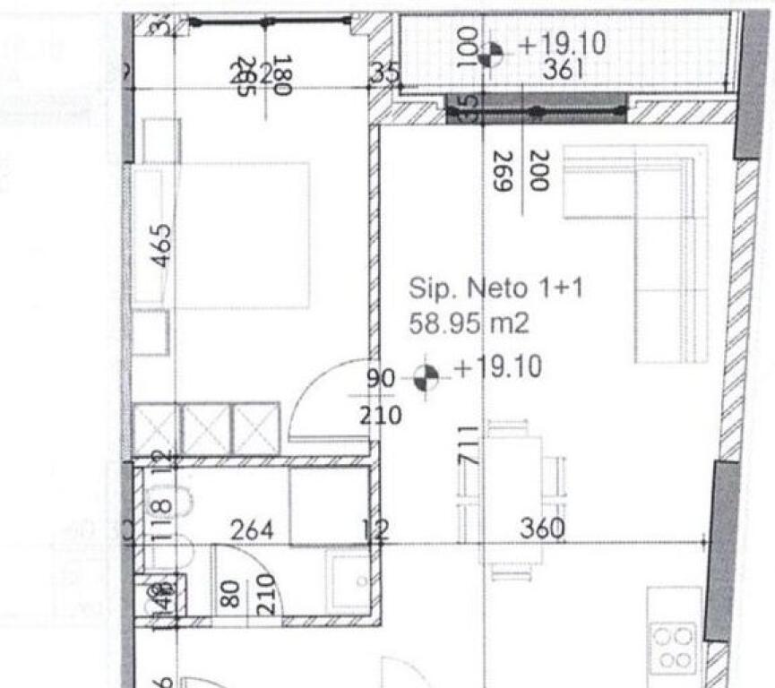 WE SELL APARTMENT 1+1+Parking Spot, near the former Aviation Field!