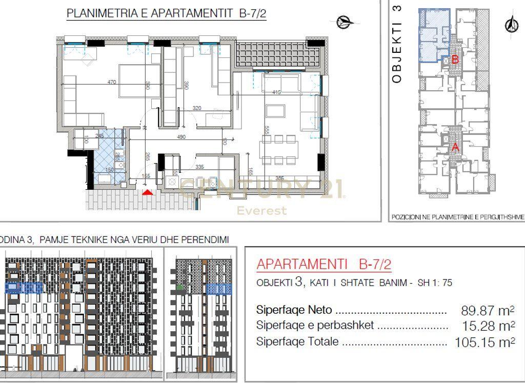 DON BOSKO, SHESIM APARTAMENT 2+1+2