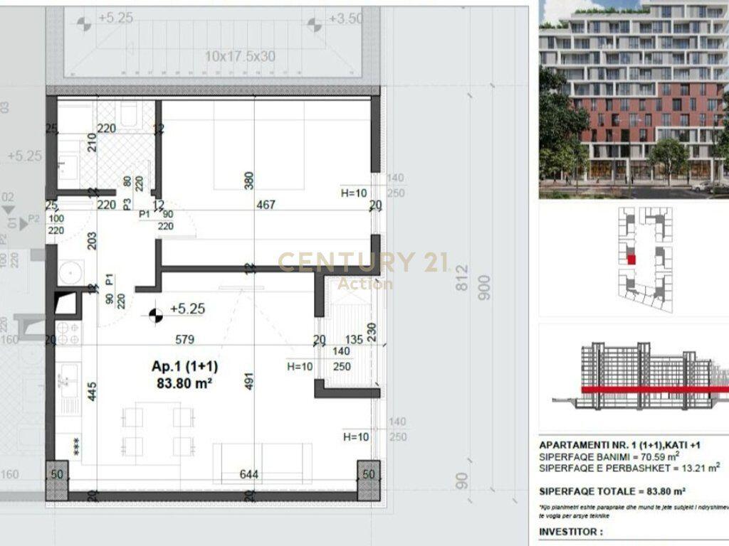 Shesim apartament 1+1 Meis Garden Residence!