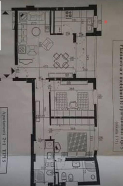 FOR SALE APARTMENT 2+1 BLV.BAJRAM CURRI 18,000,000 LEKE
