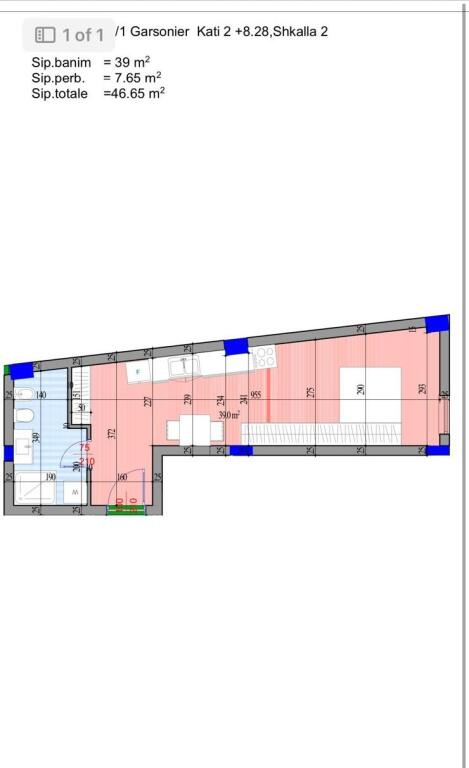 Opportunity!!!!!!! Studio apartment for sale (47 m2), for only 68,000 euros Ali Demi
