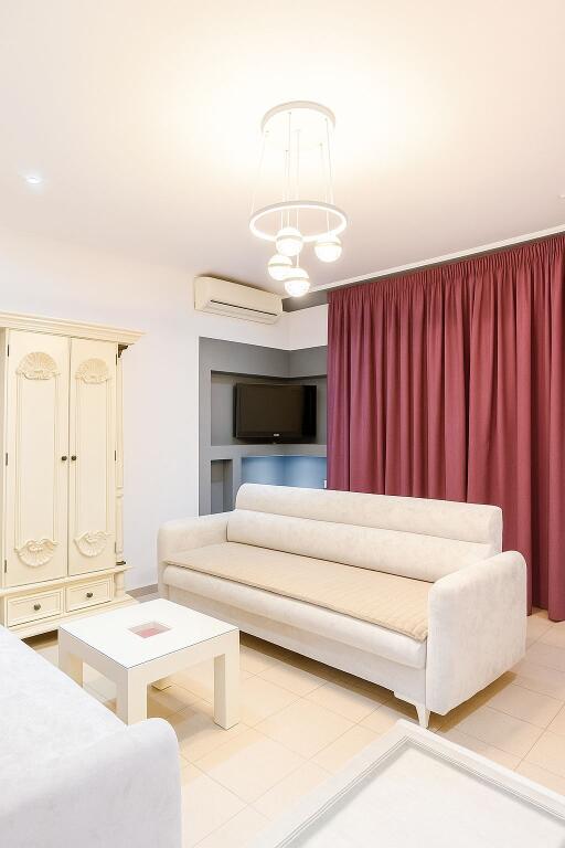 rent apartment 2+1, flora cafe durres street, price 750 euro