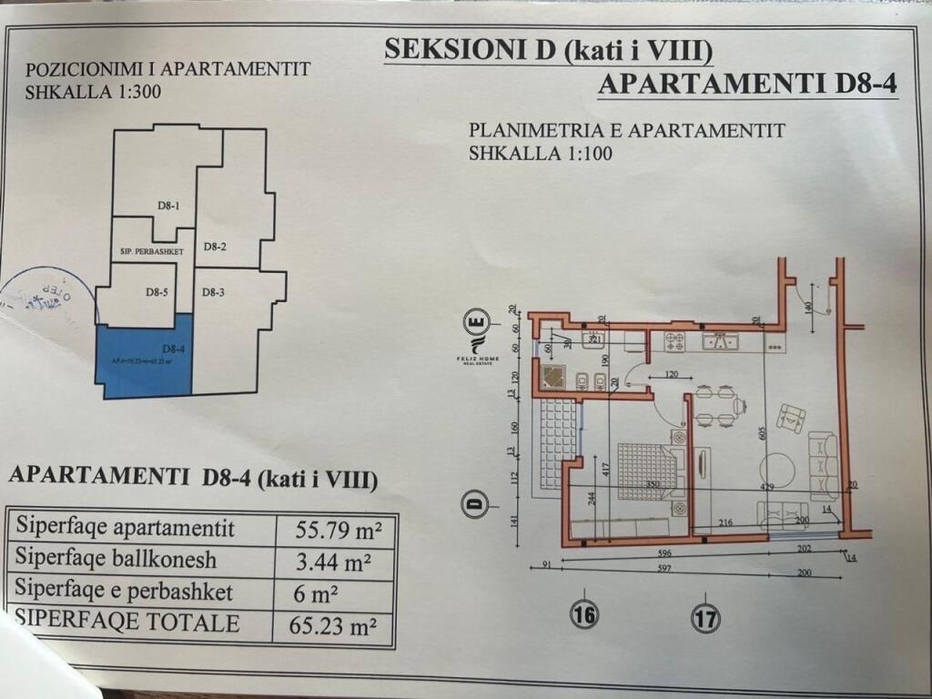 IN VENDITA APPARTAMENTO DUPLEX 3+1+2 YZBERISHT 155.000 EURO