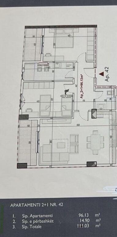 VENDESI APPARTAMENTO 2+1+2 PASKUQAN 115.000 EURO