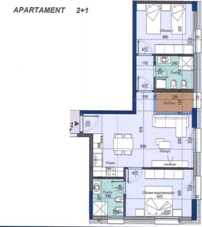 🏢Appartamenti 2+1 &amp; 3+1 Economici in Vendita | 📍Ish Dogana, Ingresso Tirana