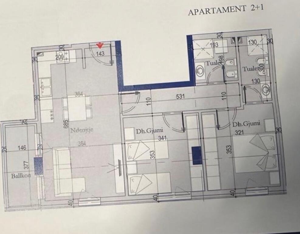 🏢Appartamenti 2+1 &amp; 3+1 Economici in Vendita | 📍Ish Dogana, Ingresso Tirana