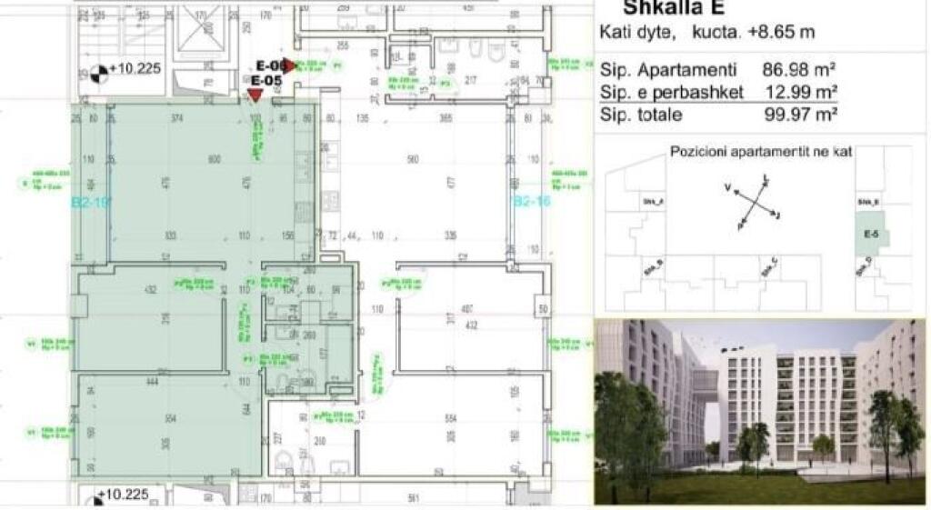 🏠 Apartment 2+1 for sale in Porcelan near Klan Television.
