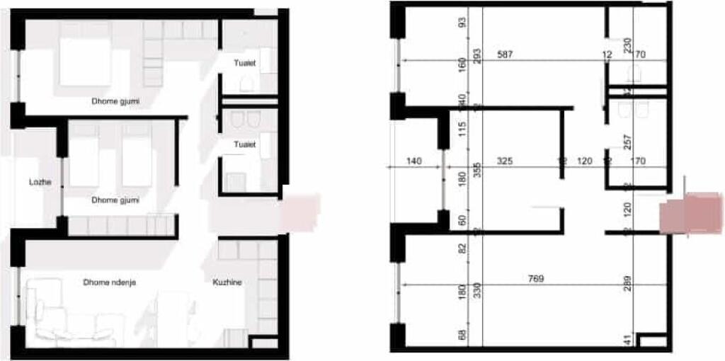 Appartamento in vendita 2+1 a Paskuqan (ID B120740) Tirana