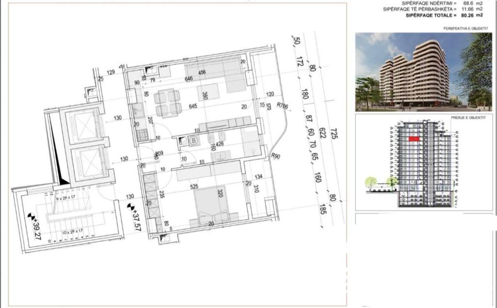 🏢 Shitet Apartament 1+1 – Corner Residence, Bulevardi Gjergj Fishta, Tiranë 🌟