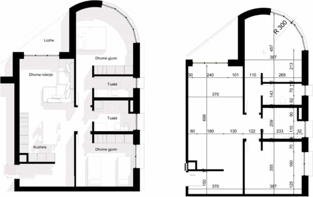 Appartamento in vendita 2+1 a Paskuqan (ID B120742) Tirana