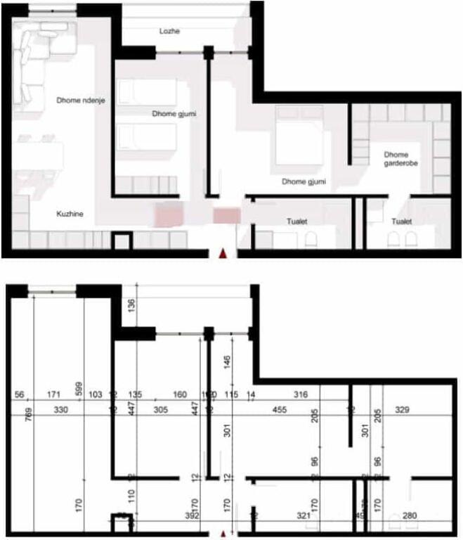 Appartamento in vendita 2+1 a Paskuqan (ID B120743) Tirana
