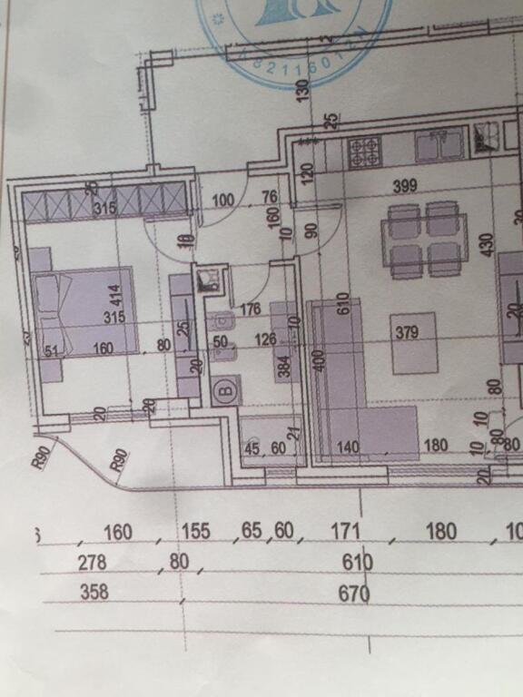 SHITET APARTAMENT 1+1 PRANE NSHRA-kut 170.000 €