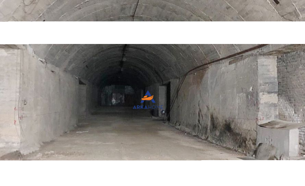 AFFITTASI TUNNEL 6000M2 "EX GALLERIE DELLA FABBRICA DI TRATTORI, SHKOZE" 7.000 EURO