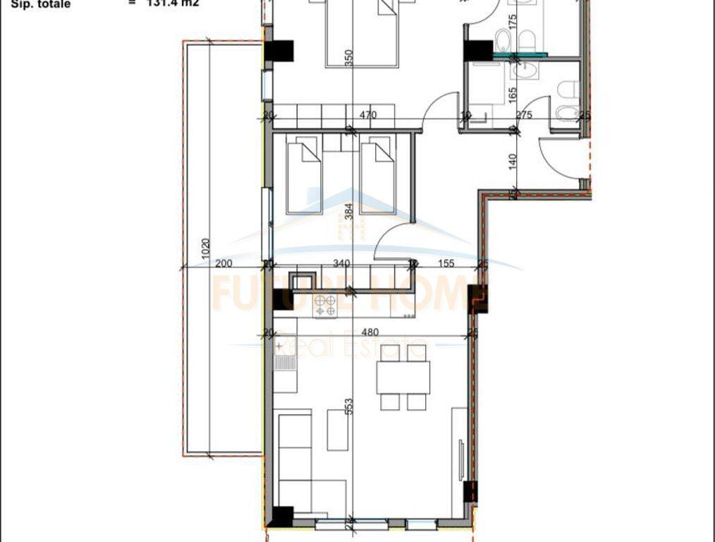 Apartment for sale 2+1+2, Complex “Aluna”