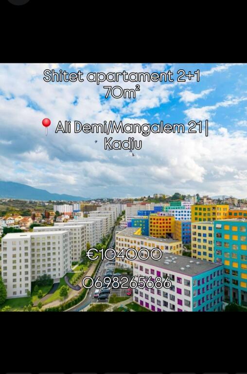 Apartment 2+1 for sale, Ali Demi, Mangalem 21 | Kadiu