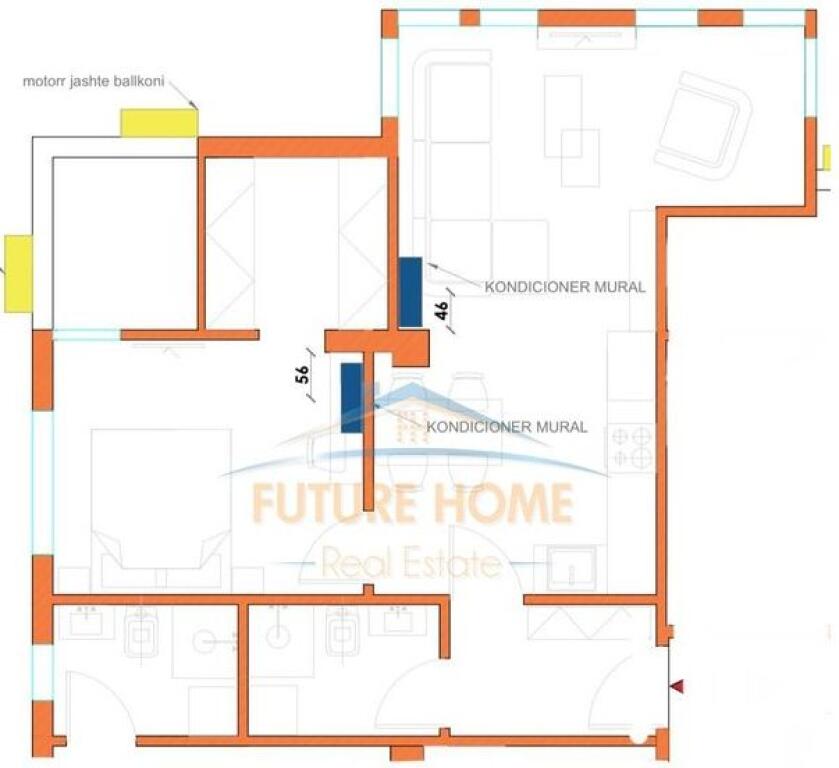 For sale, Apartment 1+1, Fortuzi Street