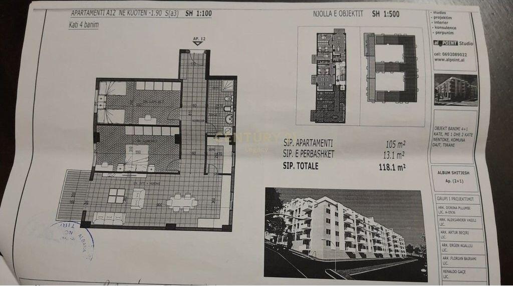 🏢APARTMENT 2+1 FOR SALE, SHKOZE . 129800 Euro 129,800 € Total Area  118m2