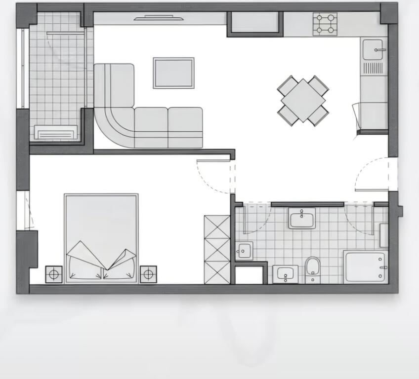 Apartment 1+1 for sale, Ali Demi, Kaimi Residence