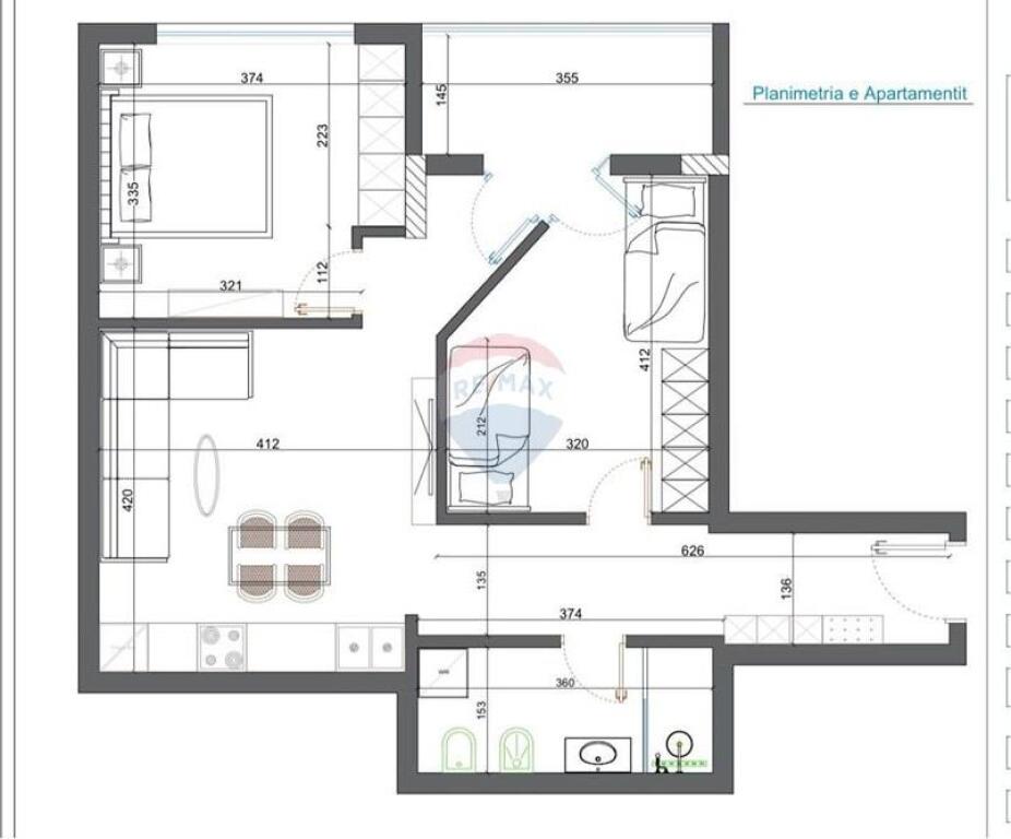Apartment 2+1 for sale near Willson Square!