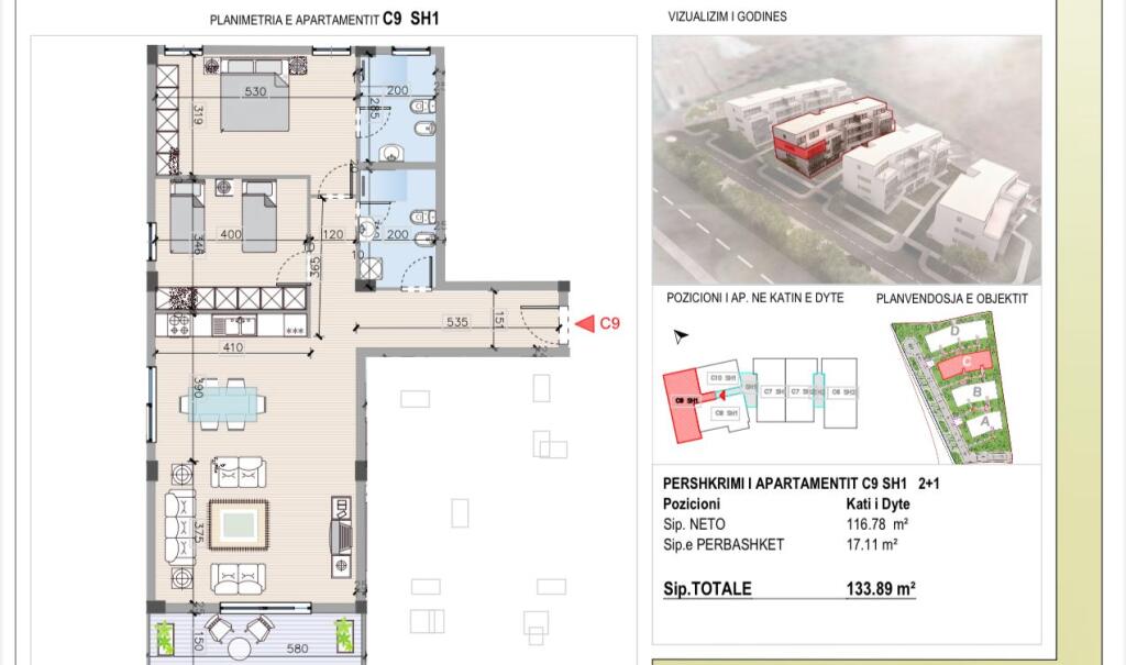 APARTMENT 2+1+2 FOR SALE AT SOFIA RESIDENCE