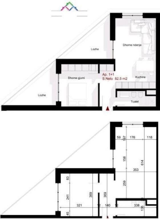 Appartamento 1+1 in Vendita a Paskuan (ID B110497) Tirana