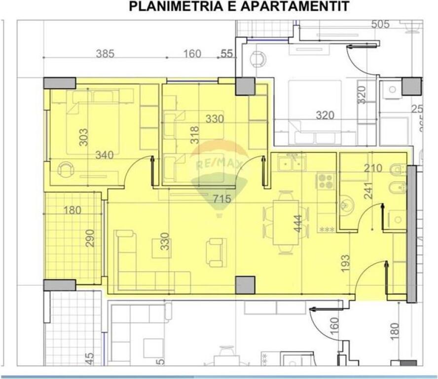 Apartament ne shitje 1+1 Prane Bulevardit te Ri!