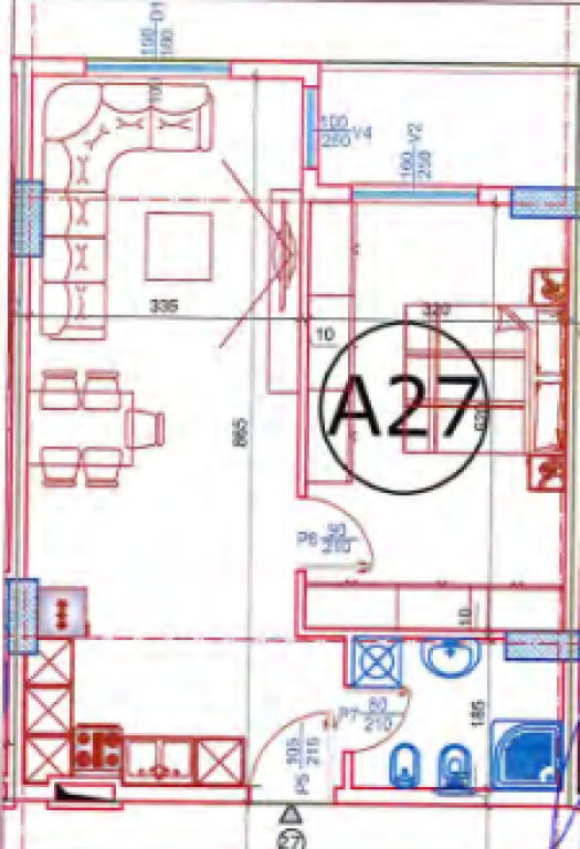 Appartamento 1+1 in vendita a Sanel Residence, Paskuqan