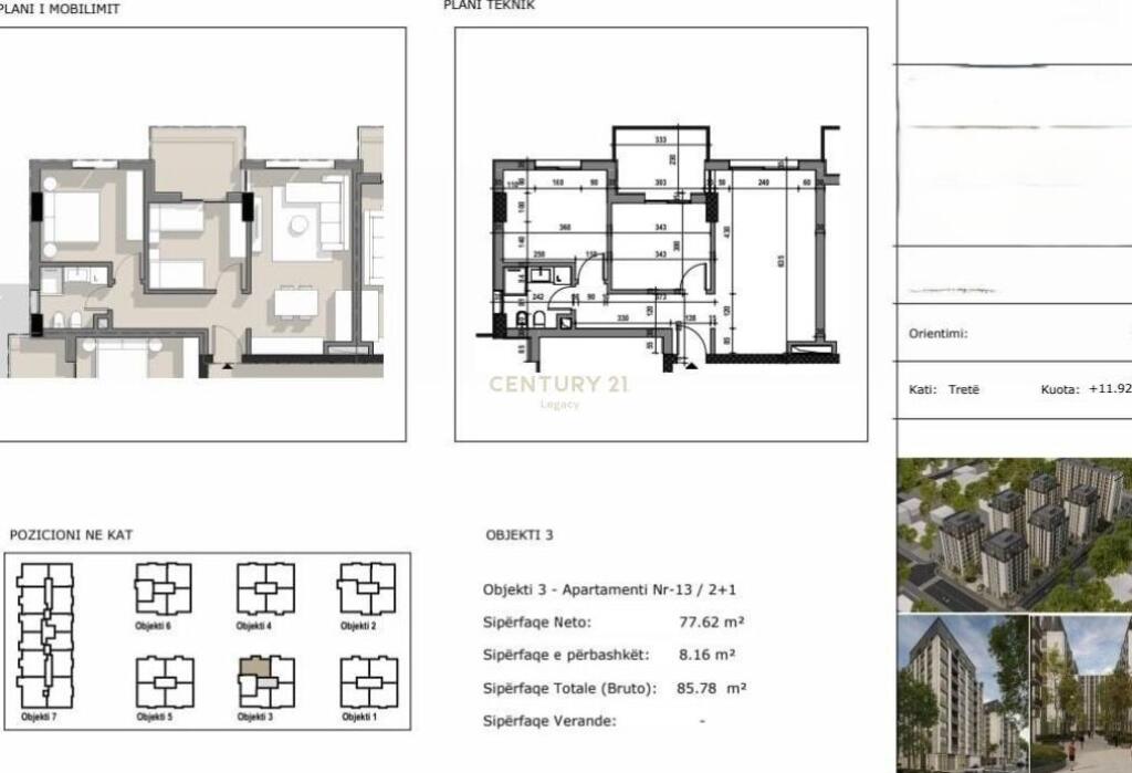 2+1 Apartment For Sale at the Ajka complex in 5 Maj.