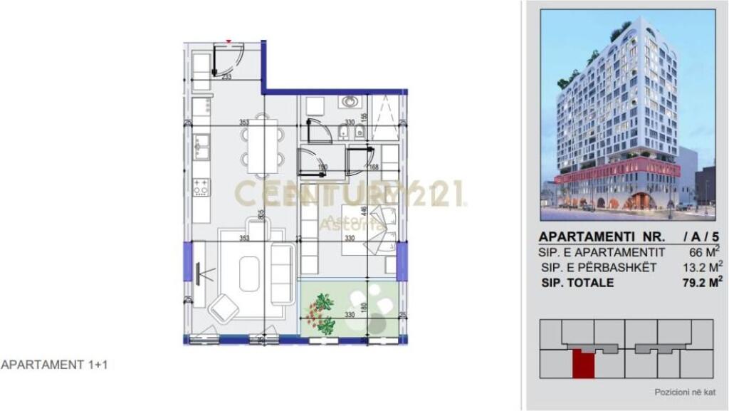 VENDESI APPARTAMENTO 1+1 AL "WHITE TOWER" NEL MUNICIPIO DI PARISIT 198,000 €