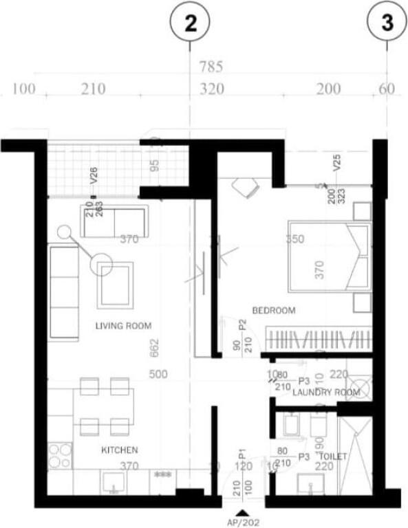 FOR SALE APARTMENT 1+1 PORTA E TIRANES SAUK 129,600 €