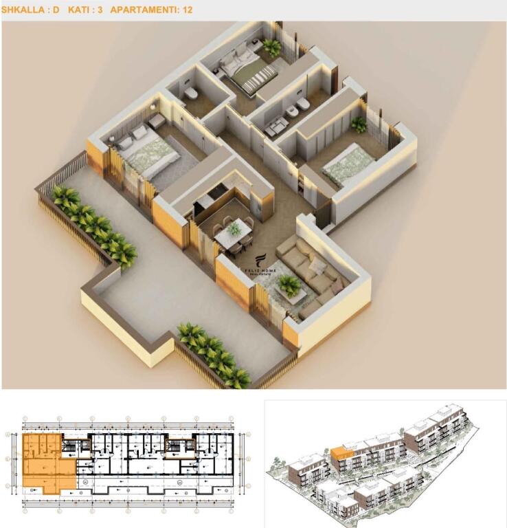 FOR SALE APARTMENT 3+1+2 TEG 284,500 EURO