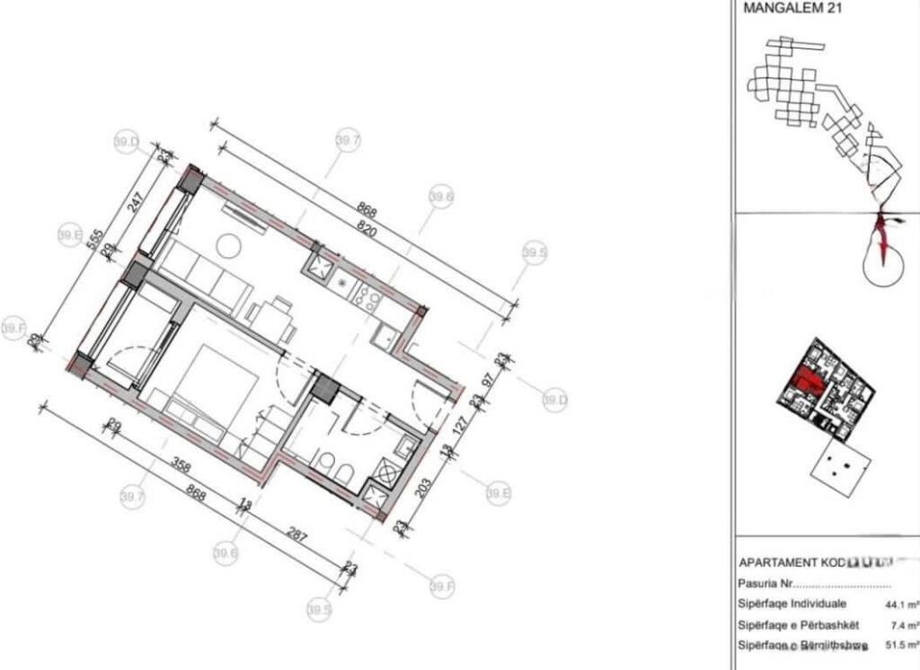 FOR SALE APARTMENT 1+1 ALI DEMI 86,000 EURO