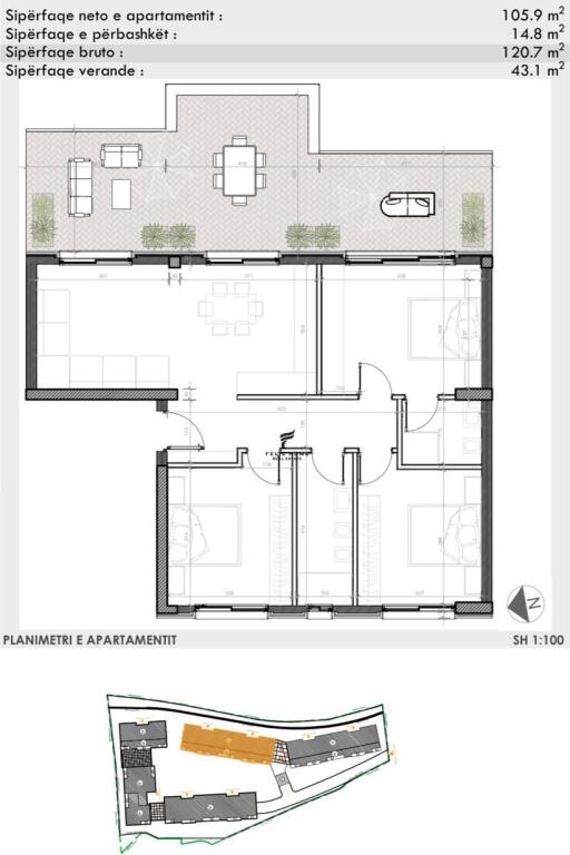 FOR SALE APARTMENT 3+1+2 TEG 284,500 EURO