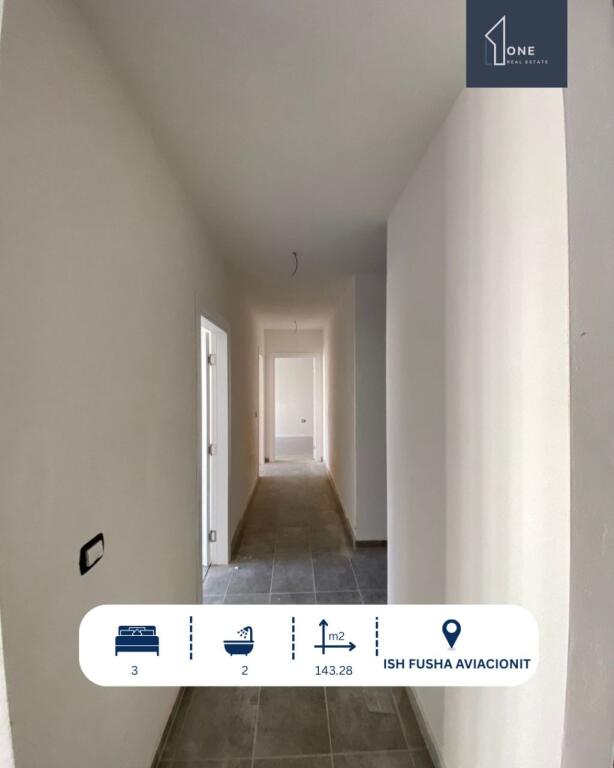 Shitet apartament 3+1 ish fusha e Aviacionit