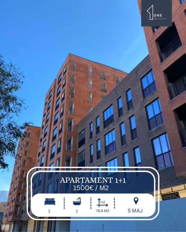 1+1 apartment for sale in 5 Maj