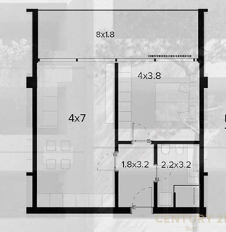 Shitet apartament 1+1 në kompleksin më të ri “Smart Hills”, Liqeni i Farkës!