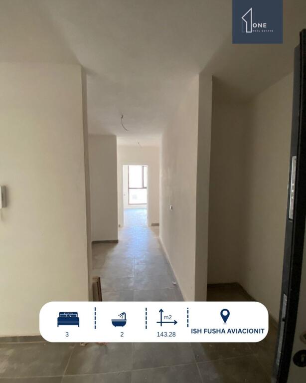 Shitet apartament 3+1 ish fusha e Aviacionit