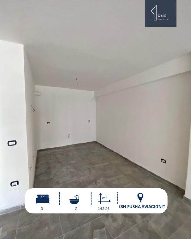 Shitet apartament 3+1 ish fusha e Aviacionit