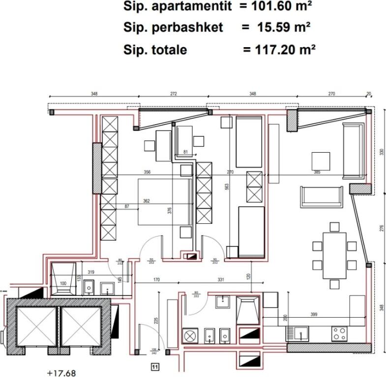 Shitet apartament 2+1 te ish expozita!