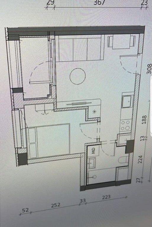 Apartment 1+1 For Sale in Ali Demi, Tirana