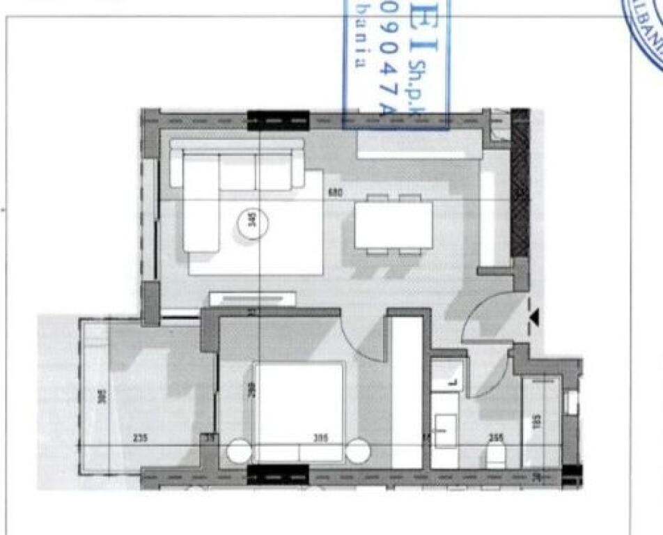 Apartment 1+1 for Sale Near 5 Maji