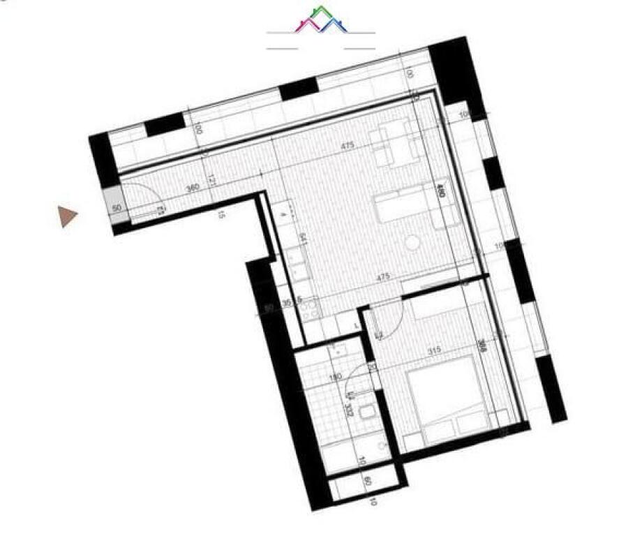Apartment For Sale 1+1 Near the New Boulevard (ID B110499) Tirana