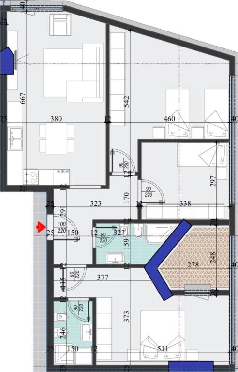 💥SUPER OCCASIONE🏡Appartamento in Vendita 3+1+2 | 📍Colonnade, Lapraka