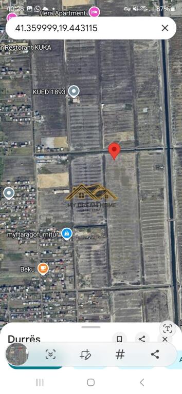 VENDITA 4000 M2 DI TERRENO AGRICOLO A SPITALL, DURRES!
