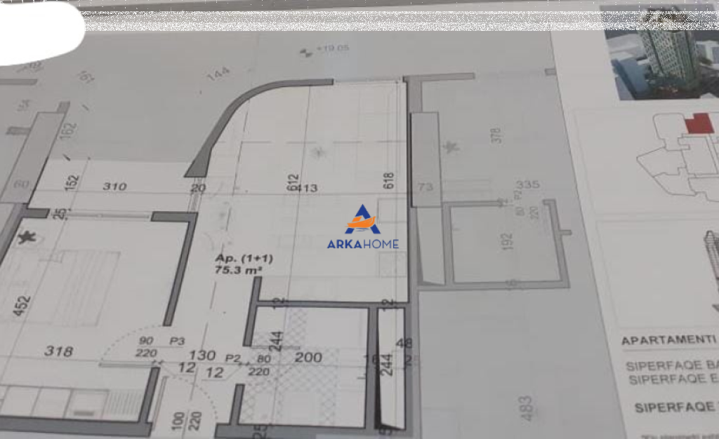 VENDESI APPARTAMENTO 1+1+BALCONE "PAZARI I RI" 210.000 EURO