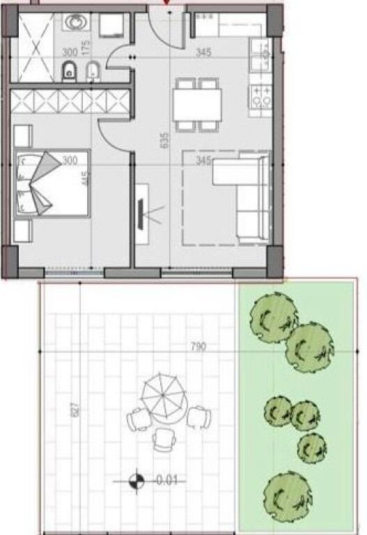 Appartamento 1+1 in vendita presso Residenca Univers City.