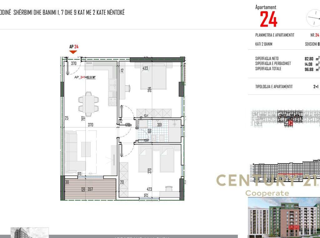 EKSKLUZIVE! SHESIM APARTAMENT 2+1 PËRBALLË RRUGËS 5 - MAJI &amp; PRANË BULEVARDIT TË RI NË PASKUQAN.