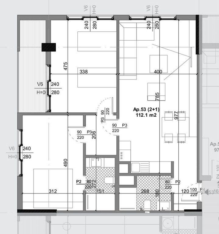 🏡KAMËZ - APARTMENT FOR SALE 2+1+2 ! 100,890 €