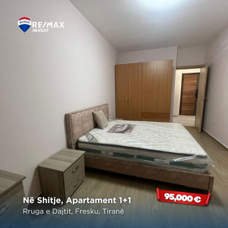 Apartment 1+1 for sale in Fresk, along Dajti road.